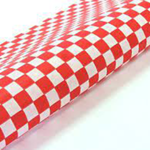 PAPEL PARAFINADO CUADROS ROJO/BLANCO