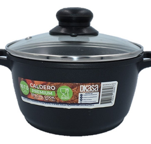 CALDERO PEROL ANTIADHERENTE DKASA 16*7.5CM
